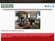 Tablet Screenshot of guilfordhaircuts.com